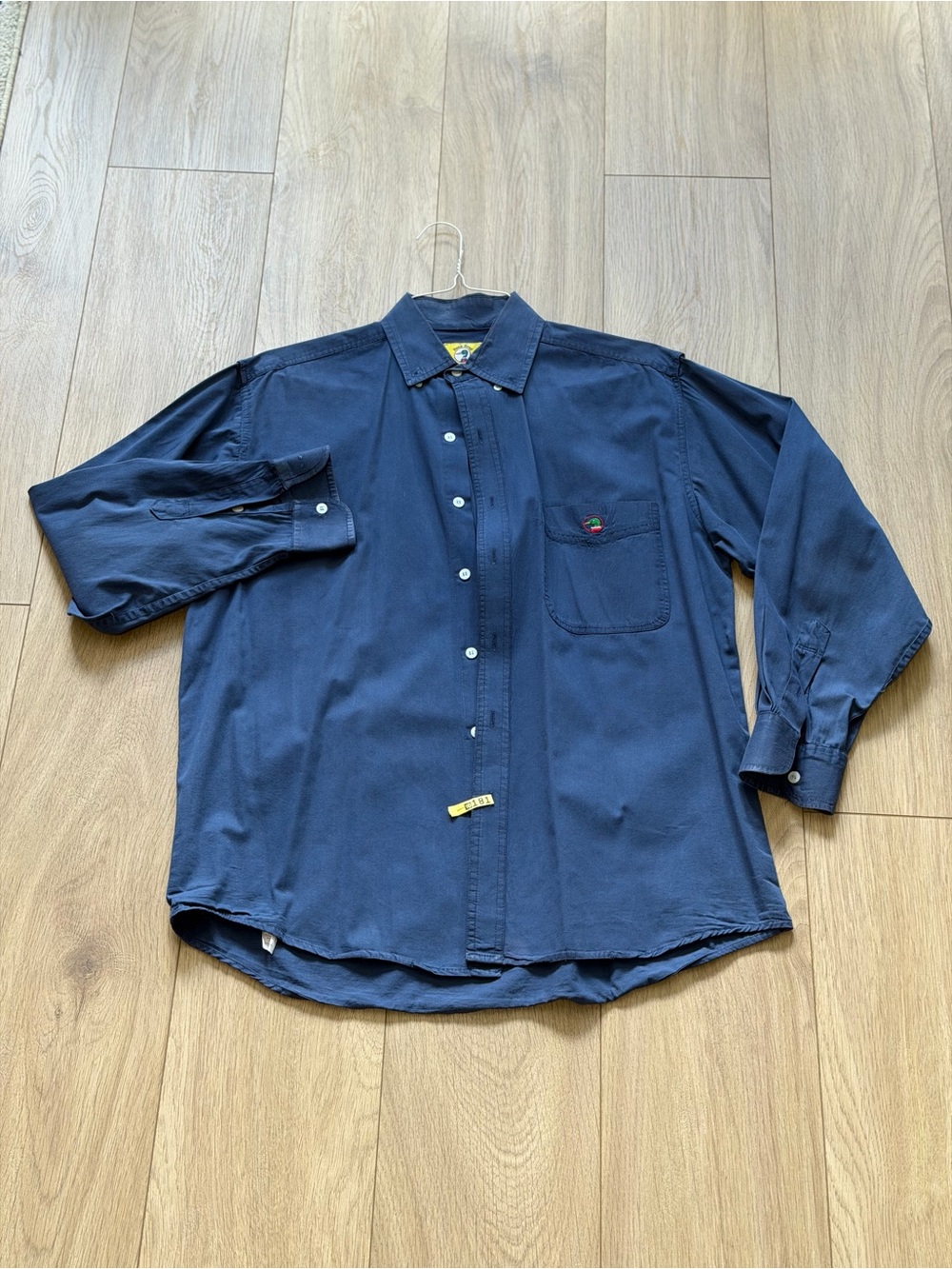 Duck Head Navy Long-Sleeve Button-Down Shirt - Picture 2 of 6